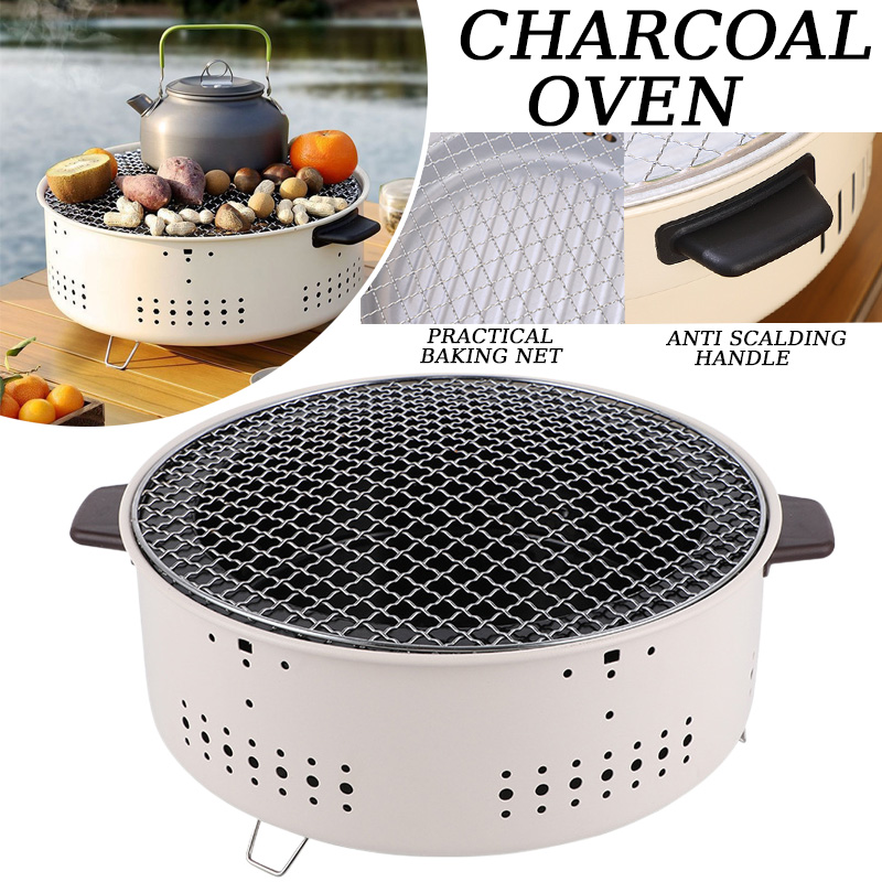 Camping Cooking Mesh - Round Barbecue Stove 1/3pcs Portable Removable