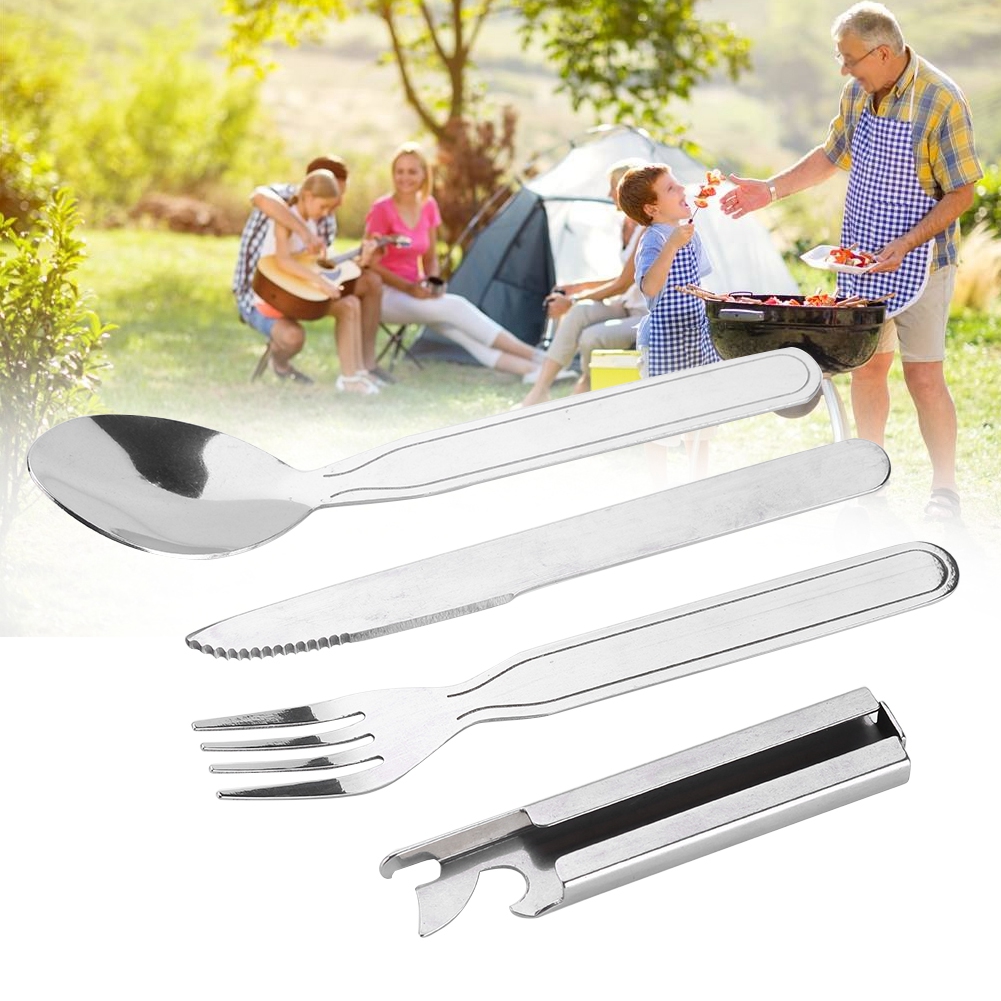 Camping Cooking Knife Set - Camping Tableware Portable Tableware /set Stainless
