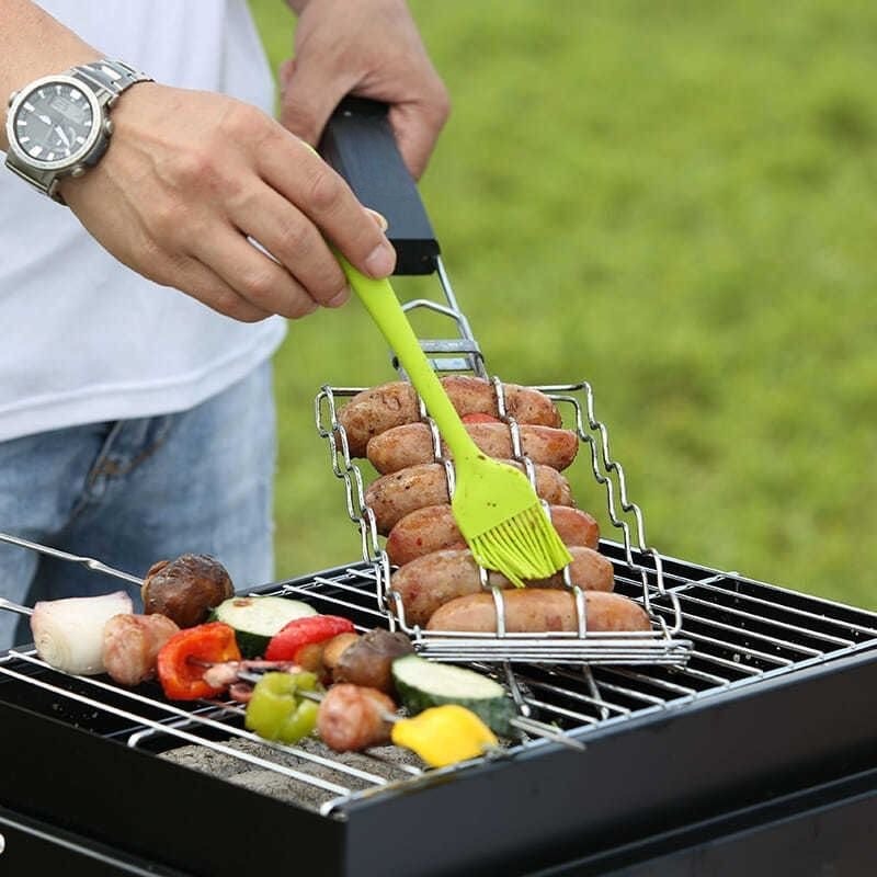 Camping Cooking Tools - Portable Camping BBQ Grill Compact Lightweight