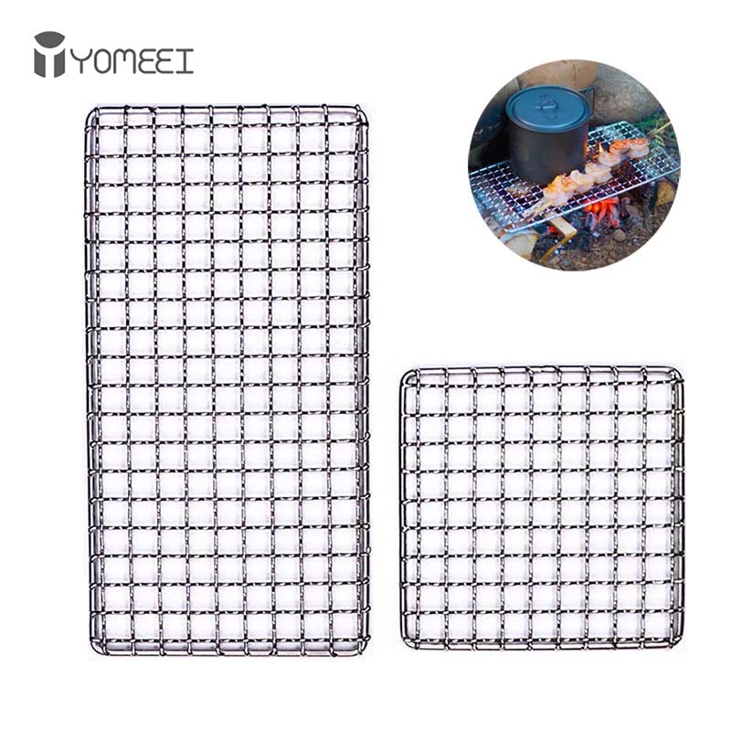 YOMEEI 2Pcs Stainless Steel BB - đánh giá và giá Camping Cooking Mesh