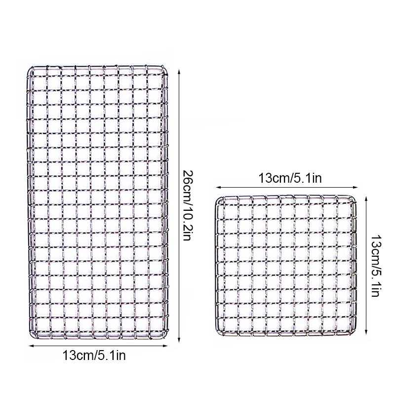 YOMEEI 2Pcs Stainless Steel BB - đánh giá và giá Camping Cooking Mesh