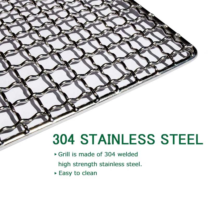 YOMEEI 2Pcs Stainless Steel BB - đánh giá và giá Camping Cooking Mesh