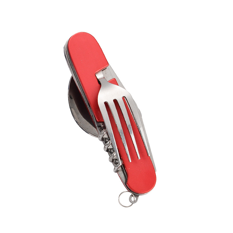 4-in-1 Portable Stainless Stee - đánh giá và giá Camping Cooking Knife Set