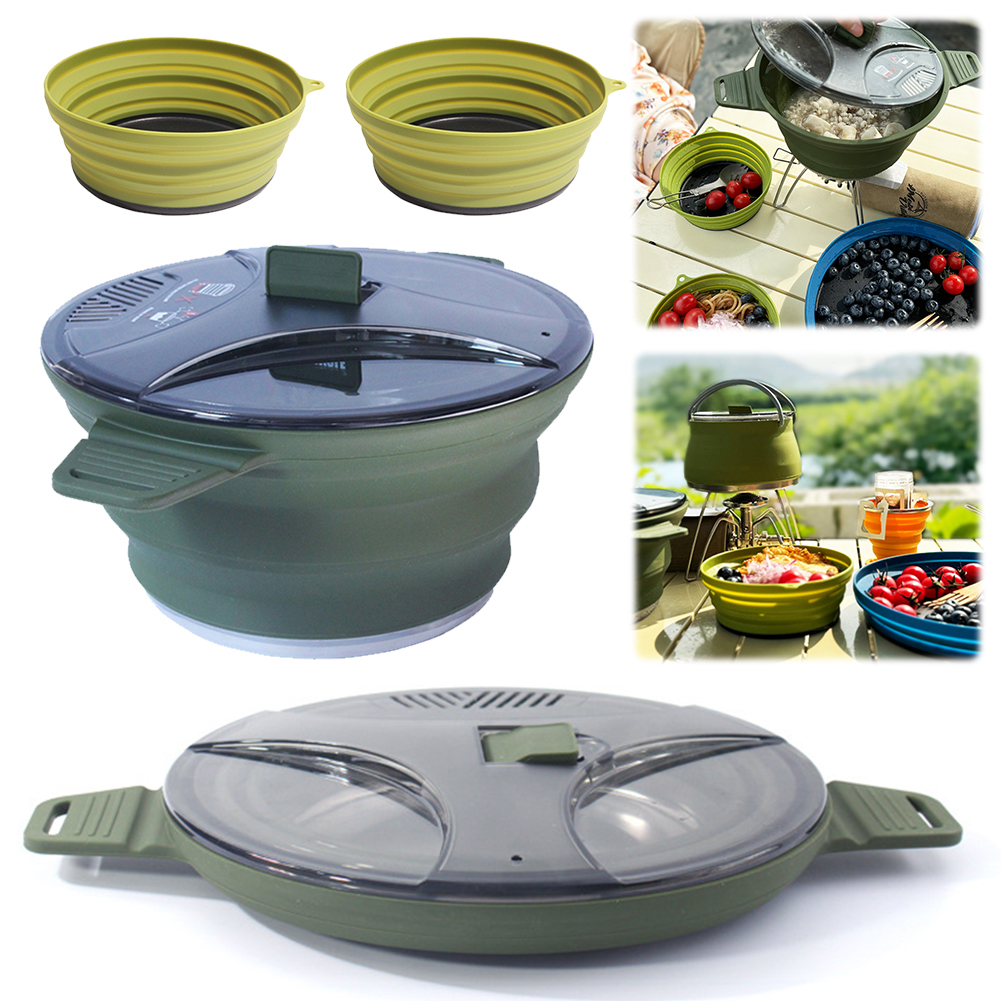 Outdoor Camping Folding Pot, S - đánh giá và giá Camping Outdoor Cooking Set