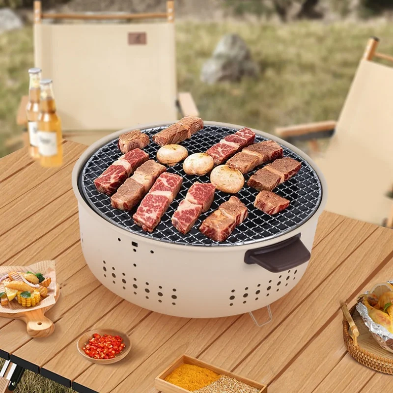 Round Barbecue Stove 1/3pcs Po - đánh giá và giá Camping Cooking Mesh