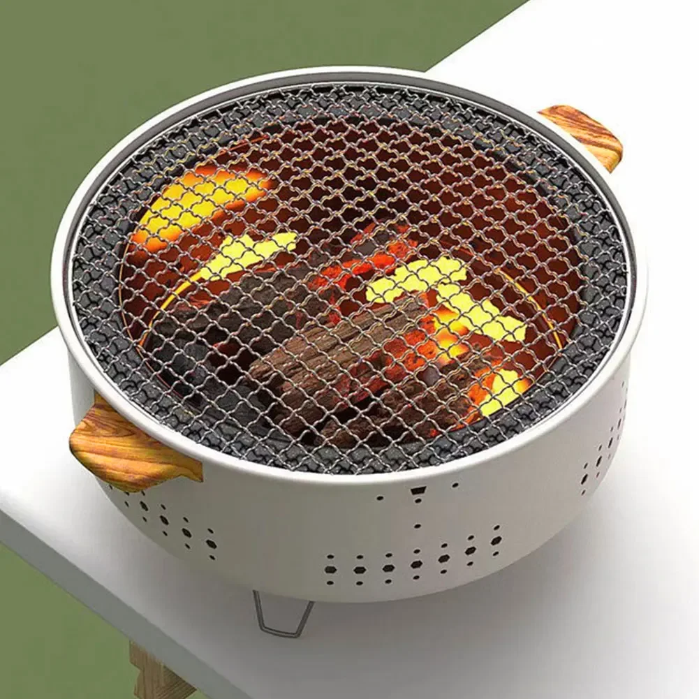 Round Barbecue Stove 1/3pcs Po - đánh giá và giá Camping Cooking Mesh