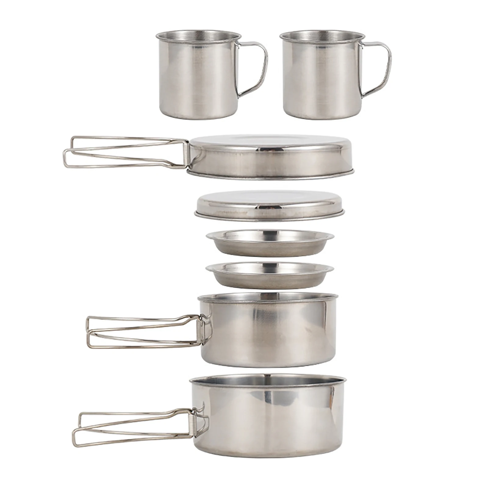 For 8PCS Camping Cookware Mess - đánh giá và giá Camping Cooking Mess Kit