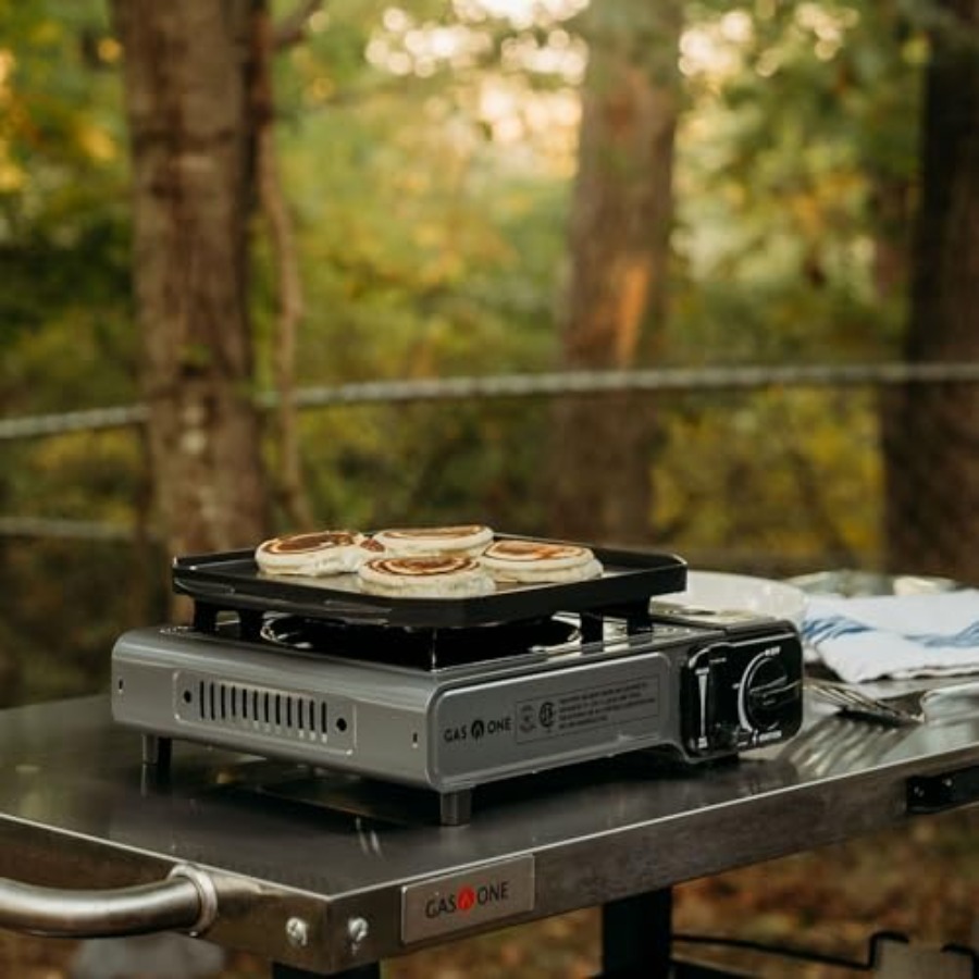 GasOne GS-1000G-KIT Butane Gas - đánh giá và giá Camping Cooking Flat Top