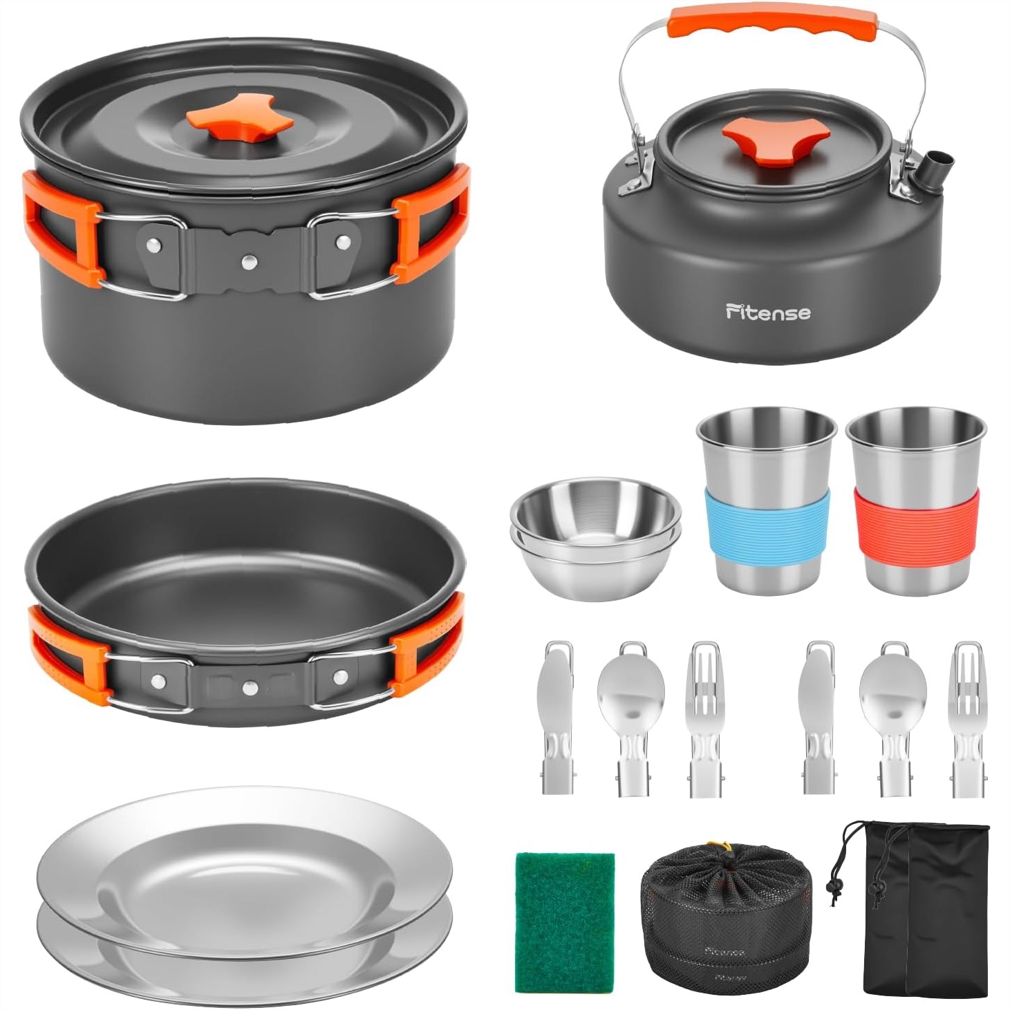 21Pcs Camping Cookware Mess Ki - đánh giá và giá Camping Cooking Mess Kit