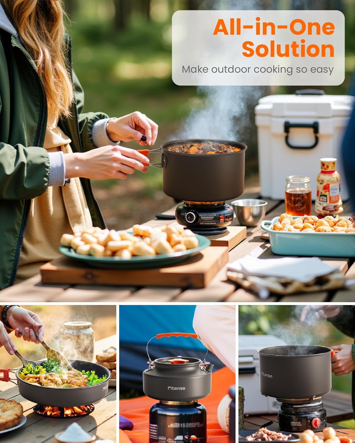 21Pcs Camping Cookware Mess Ki - đánh giá và giá Camping Cooking Mess Kit