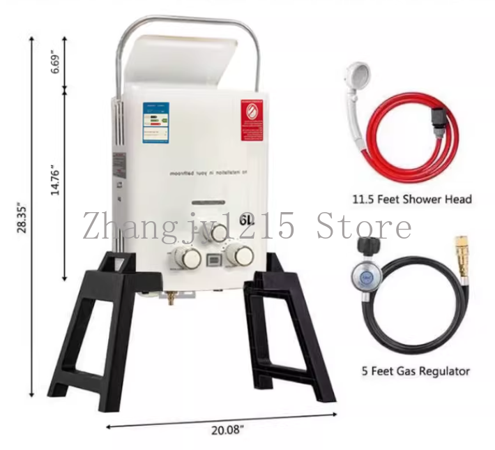 Propane LPG  Gas Tankless Wate - đánh giá và giá Camping Cooking Propane