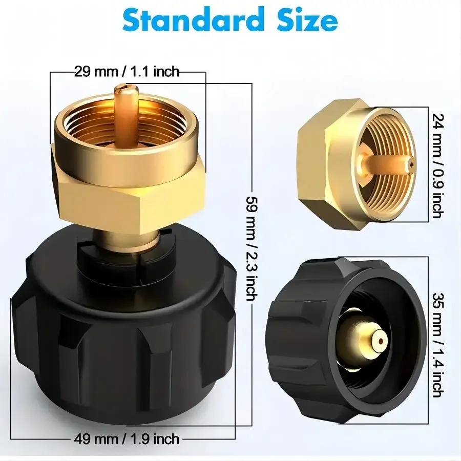Brass Refill Adapter for 1LB B - đánh giá và giá Camping Cooking Propane