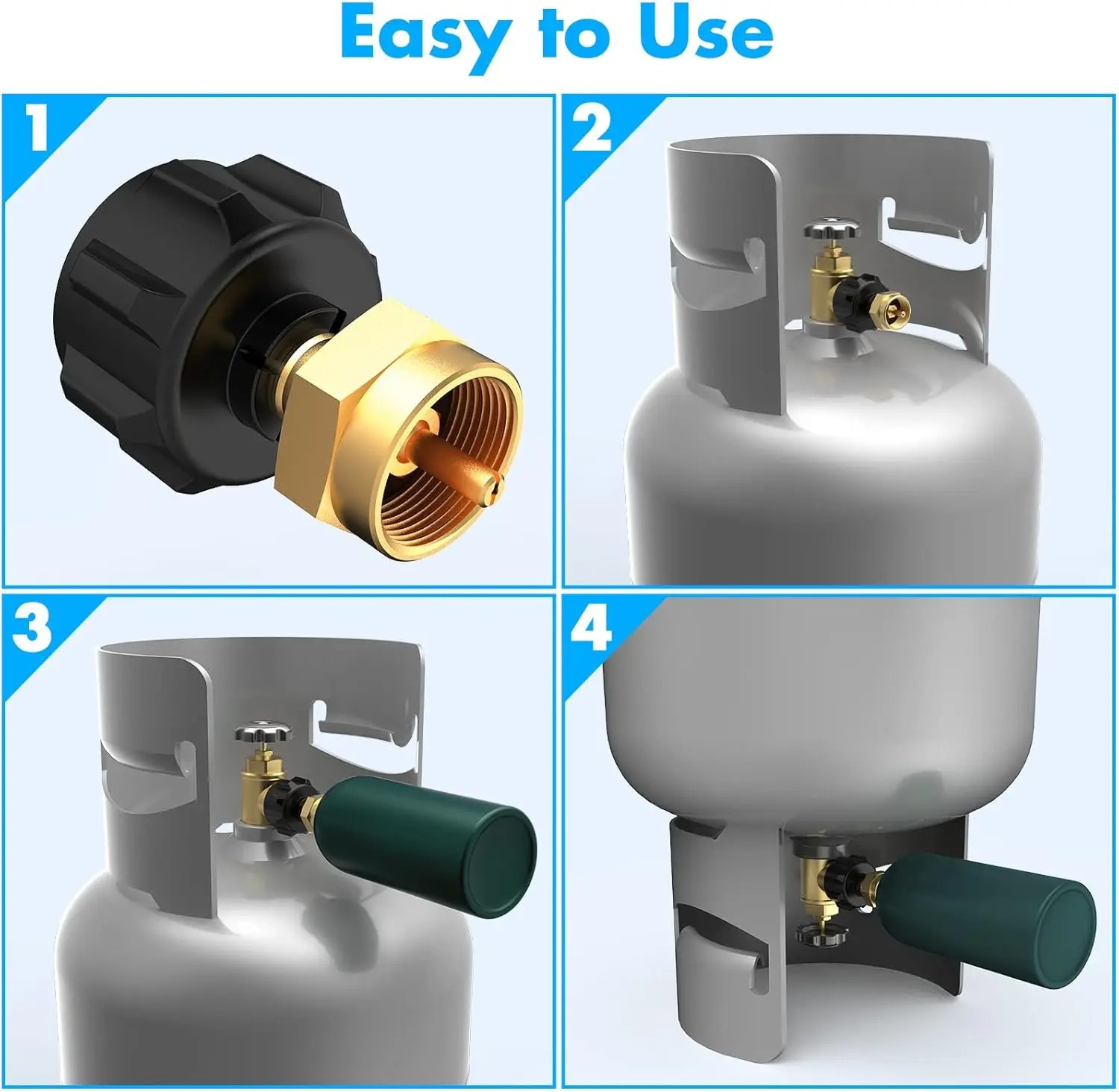 Brass Refill Adapter for 1LB B - đánh giá và giá Camping Cooking Propane