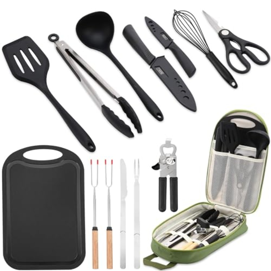 Camping Essentials Cookware Co - đánh giá và giá Camping Cooking Mess Kit