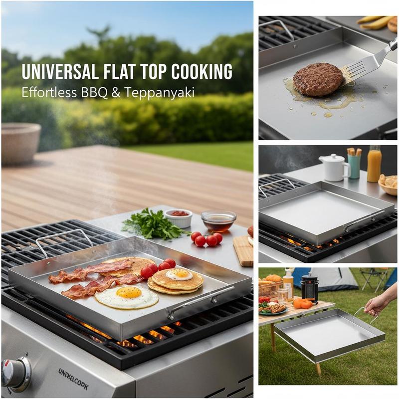 Universal Flat Top Griddle 18x - đánh giá và giá Camping Cooking Flat Top