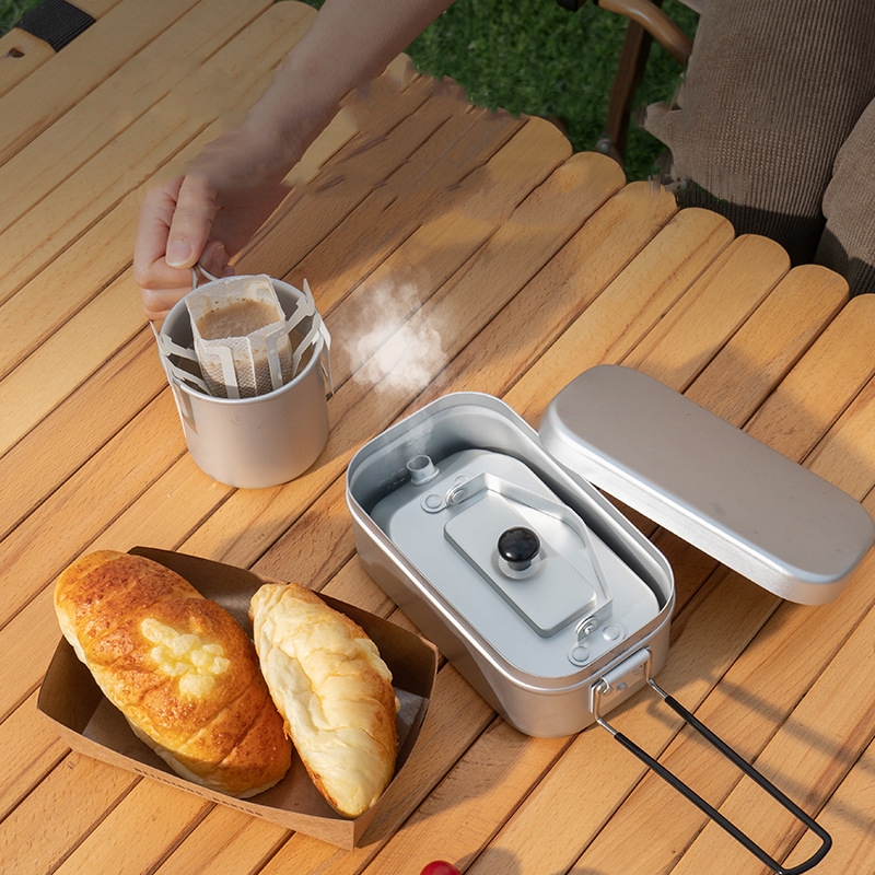 Ultralight Portable Picnic Cam - đánh giá và giá Camping Cooking Set Stainless Steel