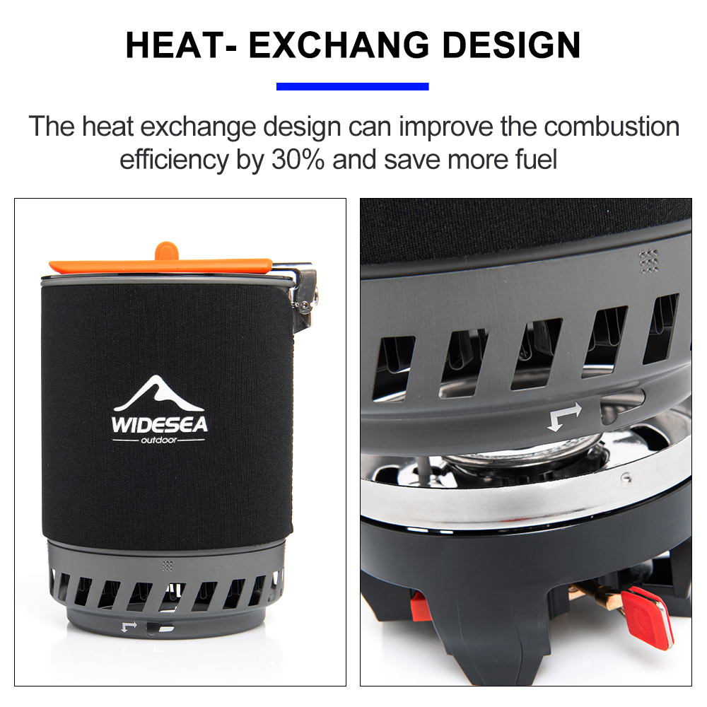 Widesea Camping Cooking System - đánh giá và giá Camping Outdoor Cooking Set