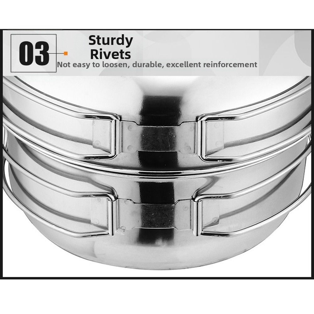 5Pcs 304 Stainless Steel Campi - đánh giá và giá Camping Cooking Set Stainless Steel