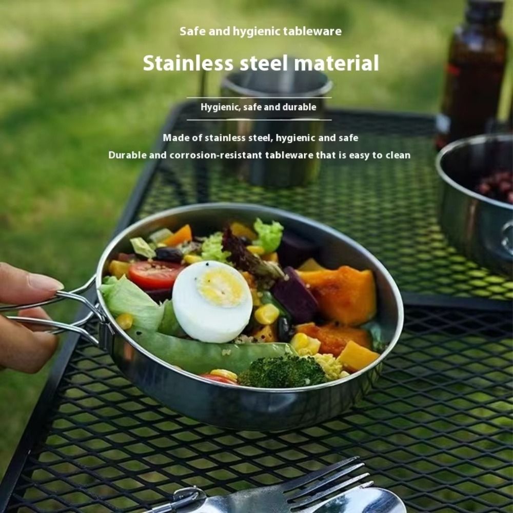 5Pcs 304 Stainless Steel Campi - đánh giá và giá Camping Cooking Set Stainless Steel