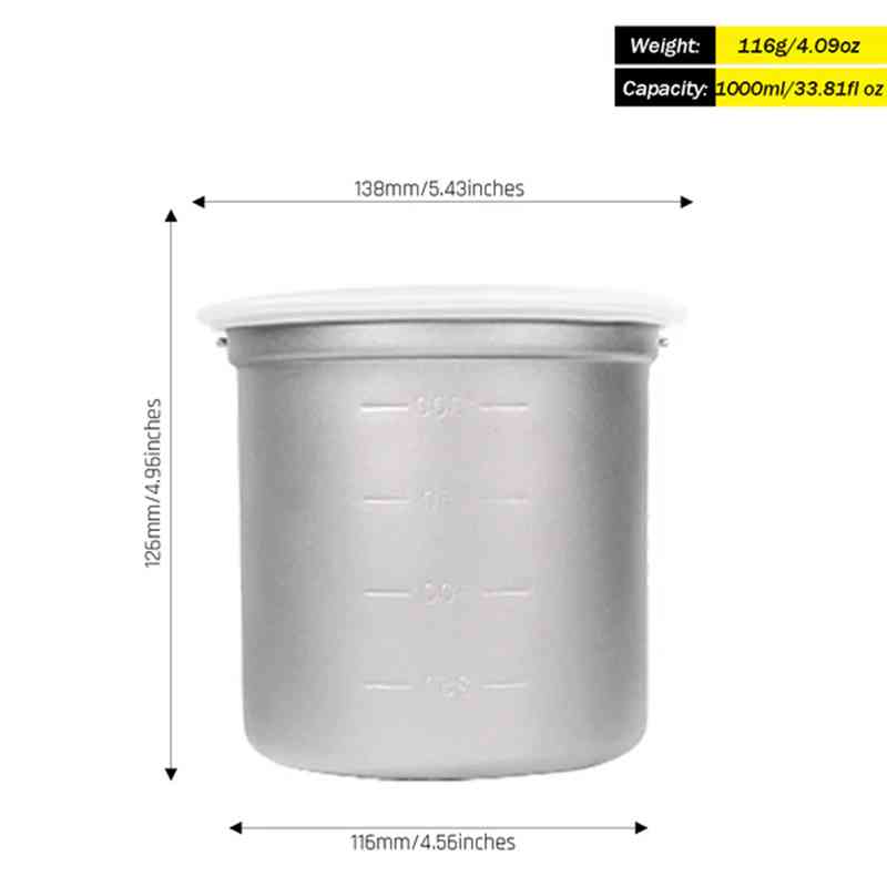 Silverant Camping Titanium Pot - đánh giá và giá Camping Cooking Mesh