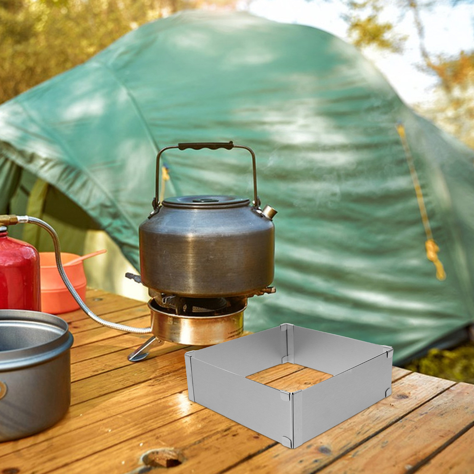 Camping Stove Wind Guard Stain - đánh giá và giá Camping Cooking Wind Blocker