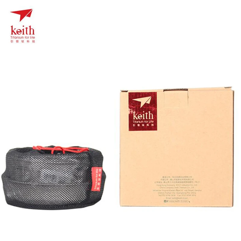 Keith 3PCS Titanium Cookware P - đánh giá và giá Camping Outdoor Cooking Set