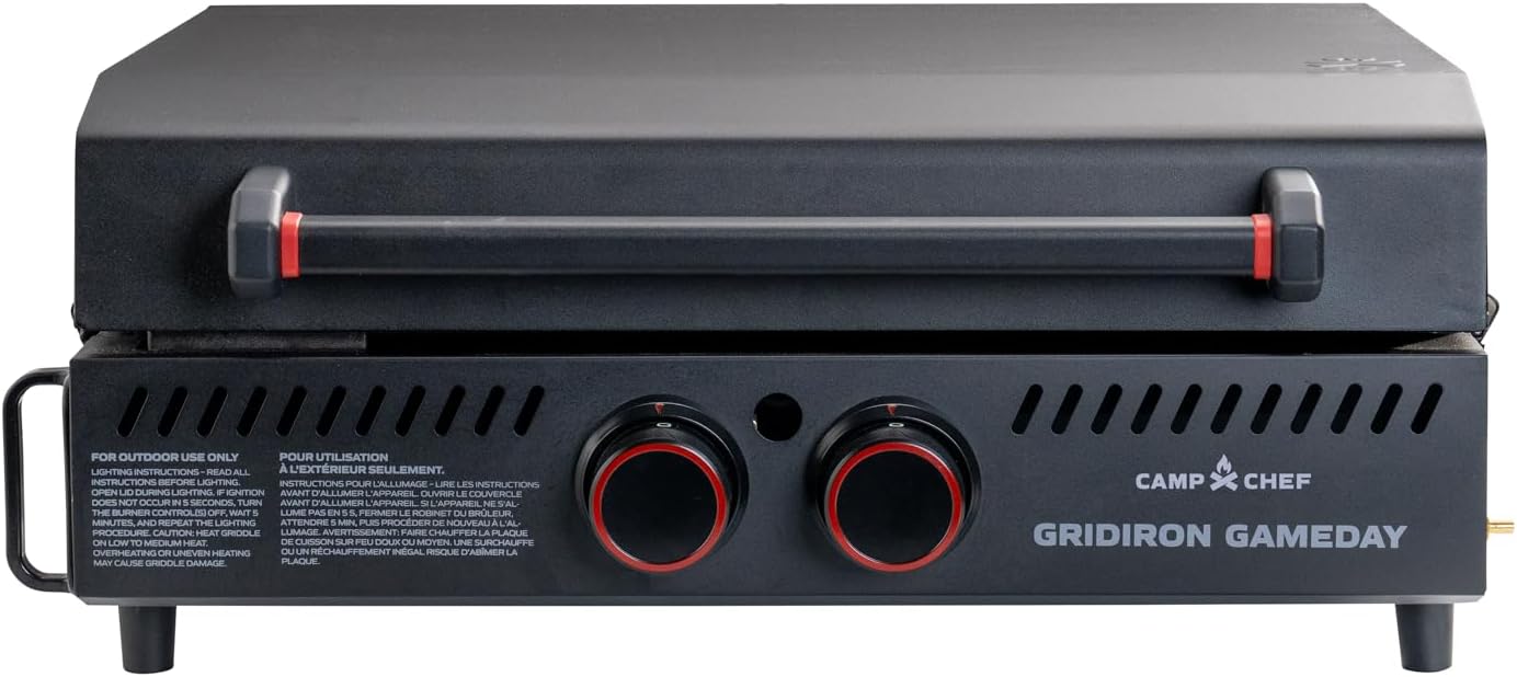 24-Inch Portable Propane Flat  - đánh giá và giá Camping Cooking Flat Top
