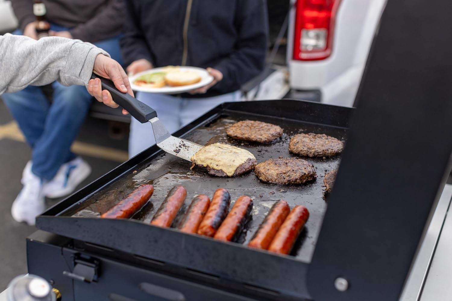 24-Inch Portable Propane Flat  - đánh giá và giá Camping Cooking Flat Top