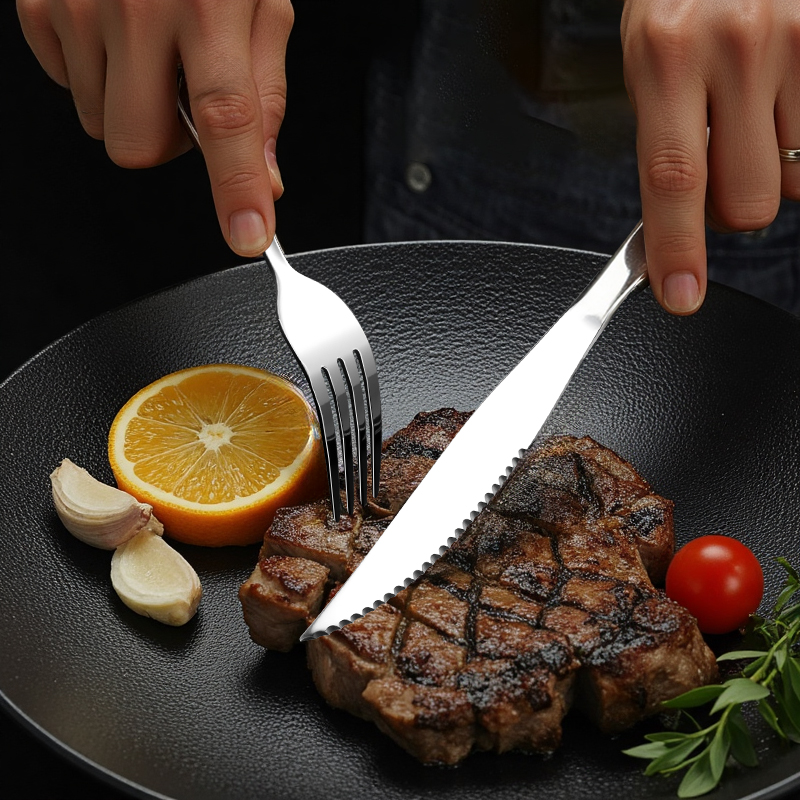 High-End Stainless Steel Trave - đánh giá và giá Camping Cooking Knife Set