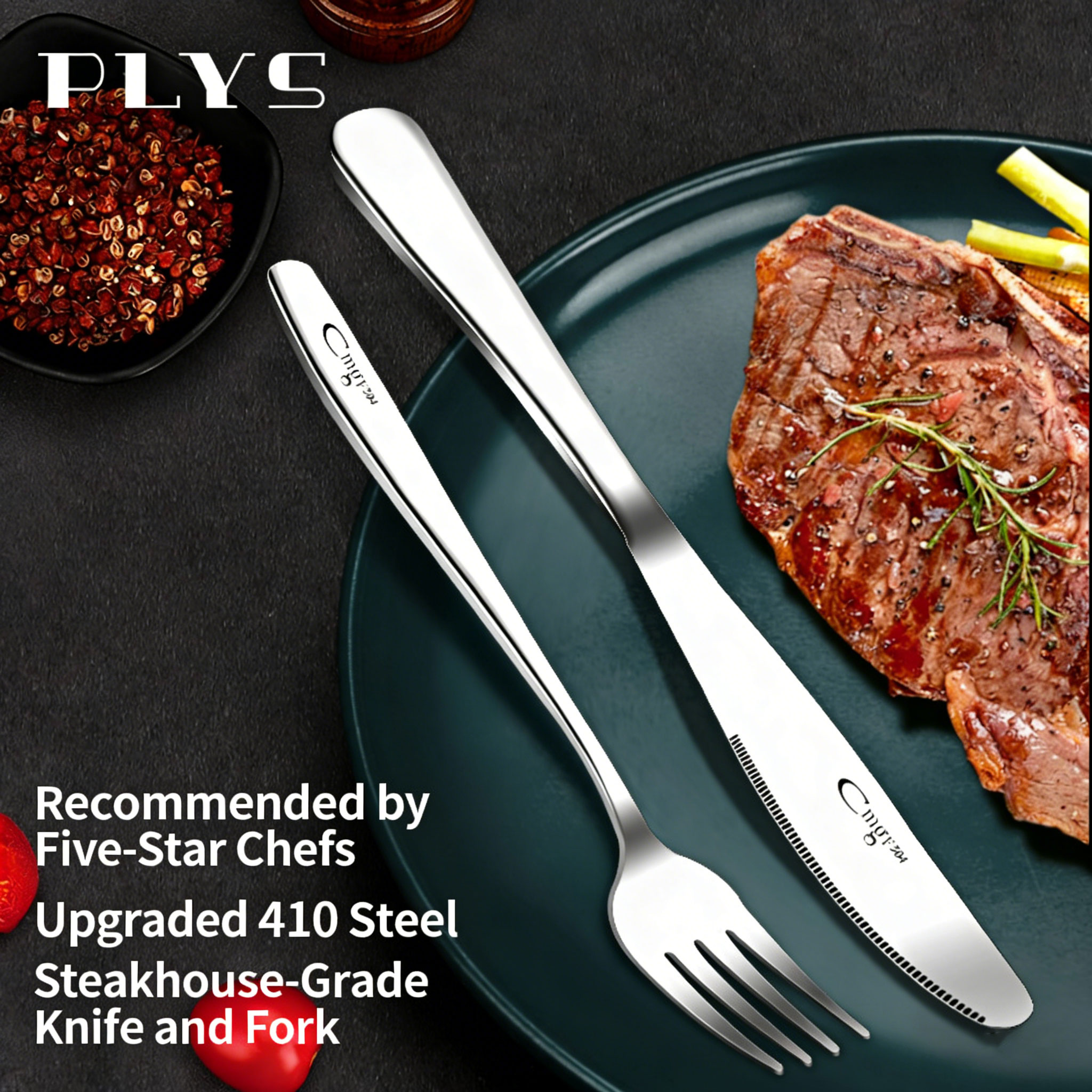 High-End Stainless Steel Trave - đánh giá và giá Camping Cooking Knife Set