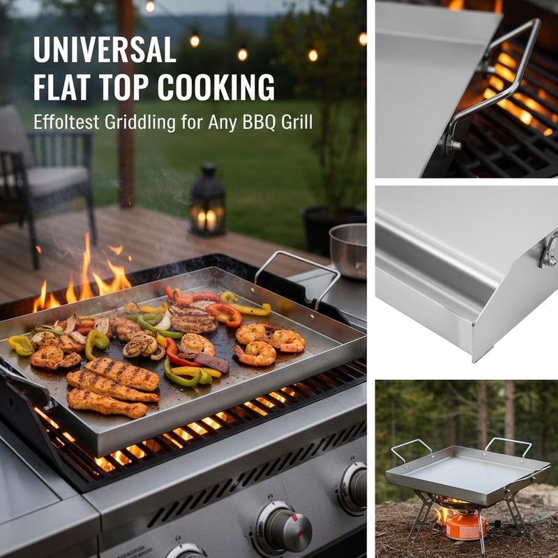Rectangular Flat Top Plate 17x - đánh giá và giá Camping Cooking Flat Top