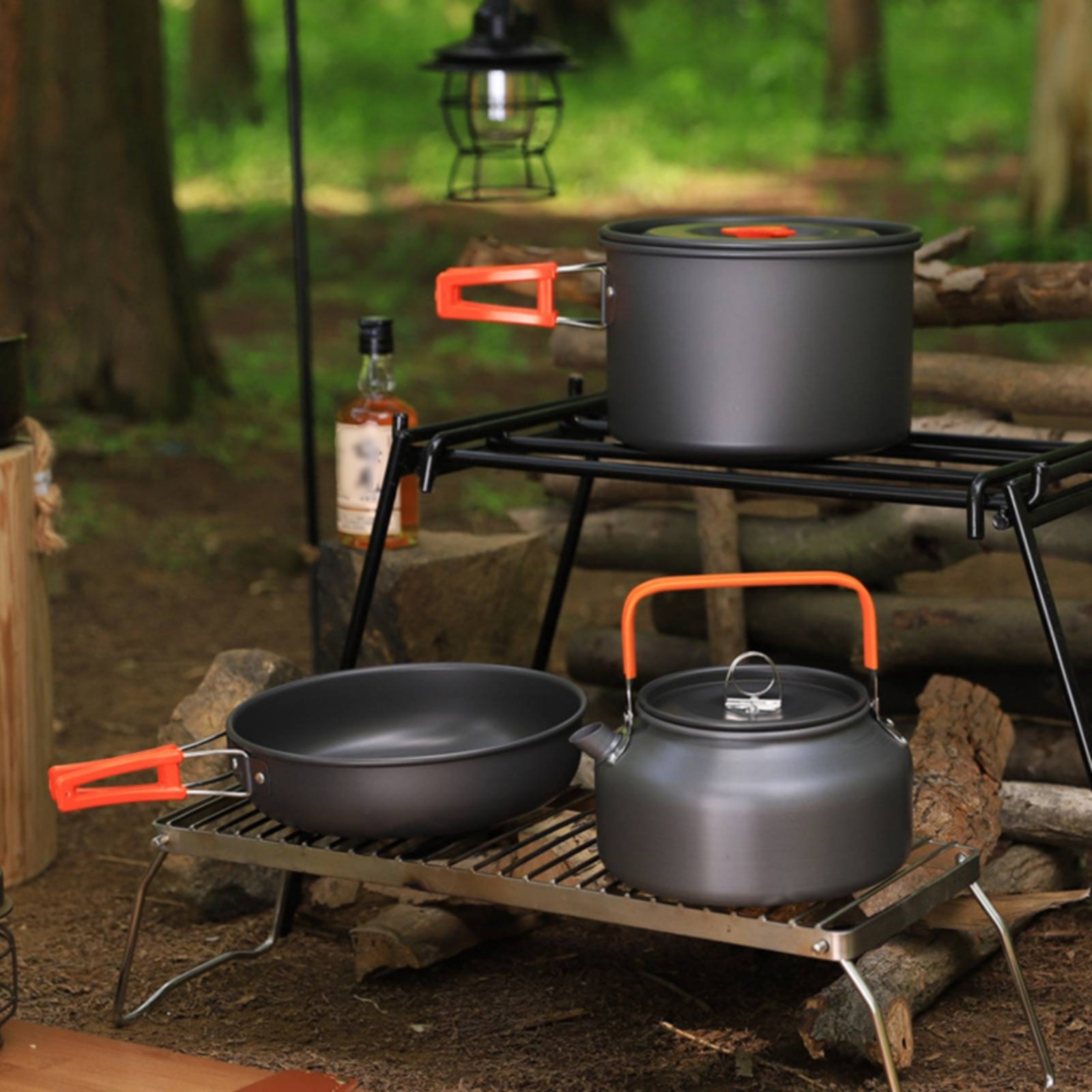 Camping Pot and Kettle Set Nes - đánh giá và giá Camping Outdoor Cooking Set
