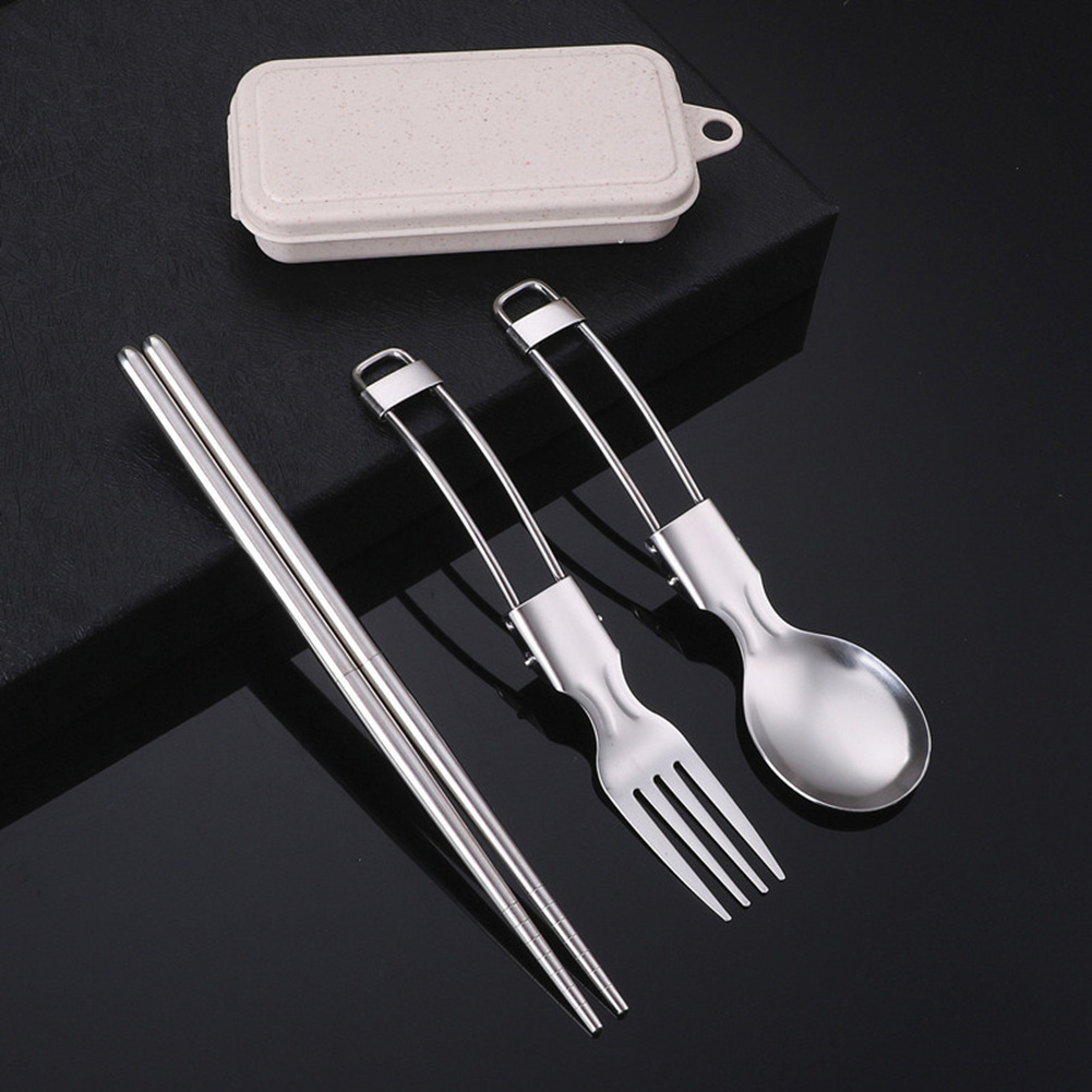 Picnic Cutlery Camping Utensil - đánh giá và giá Camping Cooking Set Stainless Steel