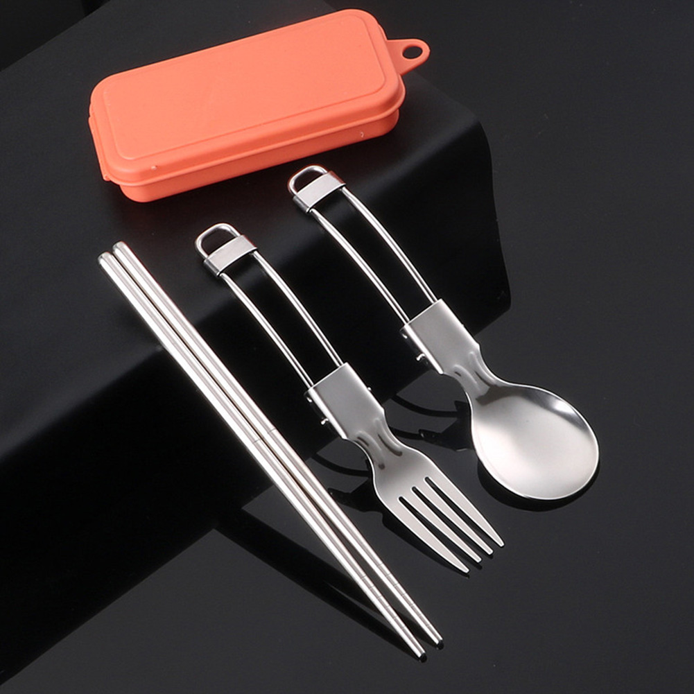 Picnic Cutlery Camping Utensil - đánh giá và giá Camping Cooking Set Stainless Steel