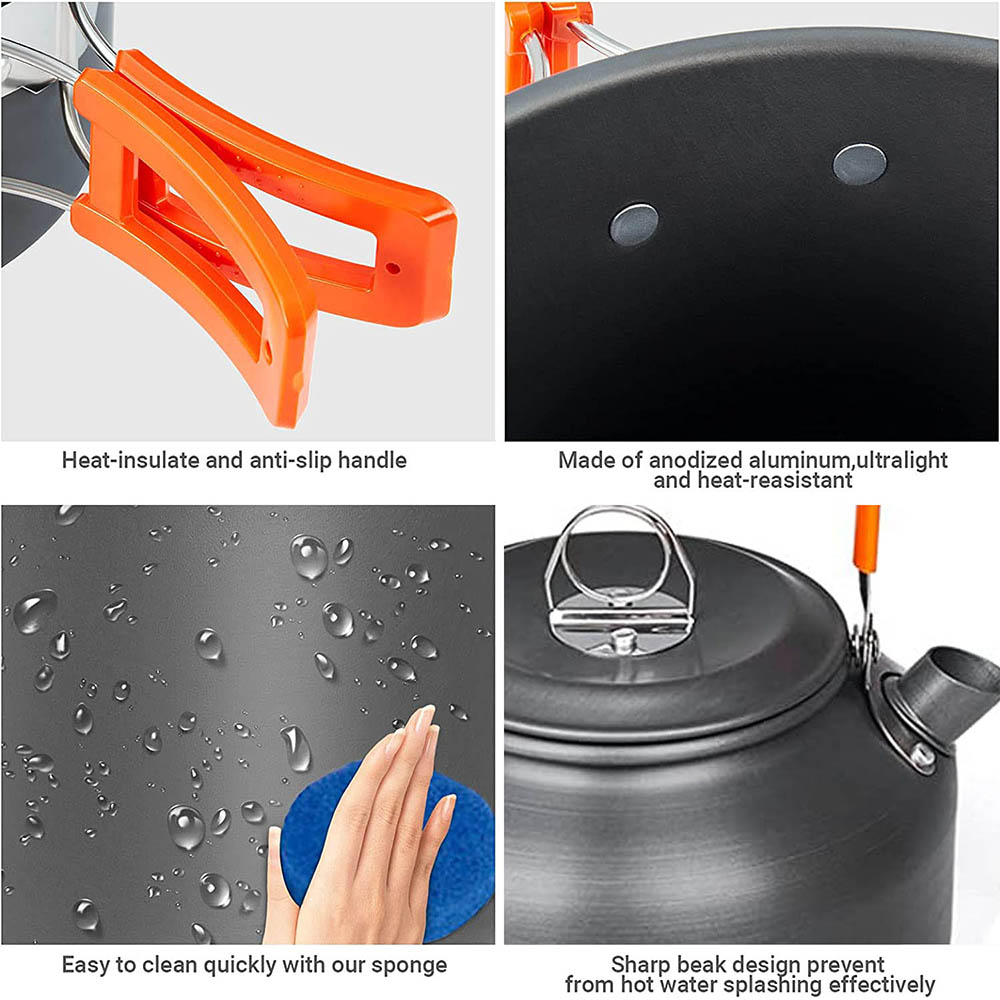 1pcs/1set Camping Cookware Kit - đánh giá và giá Camping Cooking Mesh
