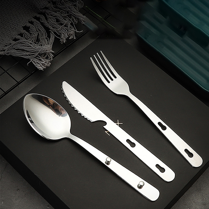 3pcs/set Outdoor Portable Stai - đánh giá và giá Camping Cooking Knife Set