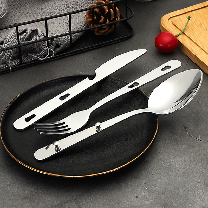 3pcs/set Outdoor Portable Stai - đánh giá và giá Camping Cooking Knife Set
