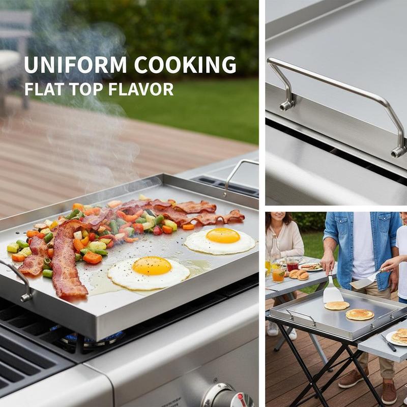 Flat Top Grill Plate 23x16 inc - đánh giá và giá Camping Cooking Flat Top