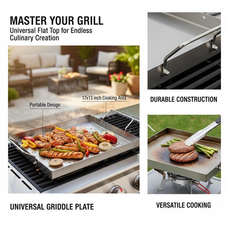 Free Shipping-Rectangular Flat - đánh giá và giá Camping Cooking Flat Top