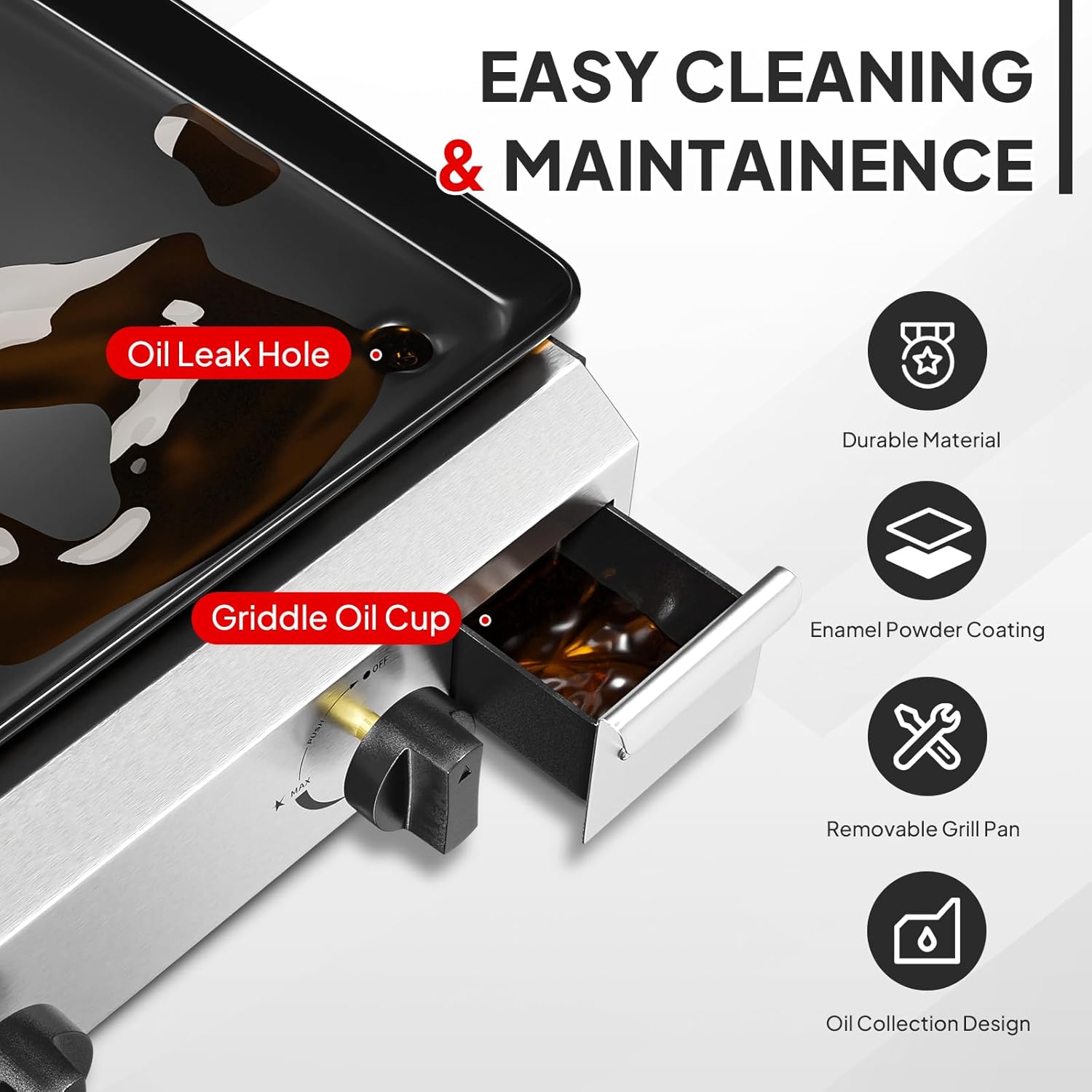 Portable 4-Burner Propane Flat - đánh giá và giá Camping Cooking Flat Top