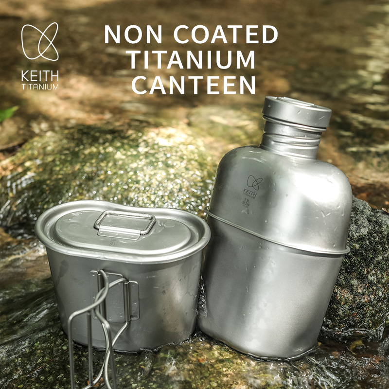 KEITH  Pure Titanium Canteen M - đánh giá và giá Camping Cooking Mess Kit