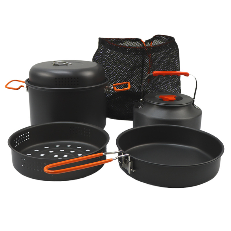 Outdoor Cookware Set Camping C - đánh giá và giá Camping Outdoor Cooking Set