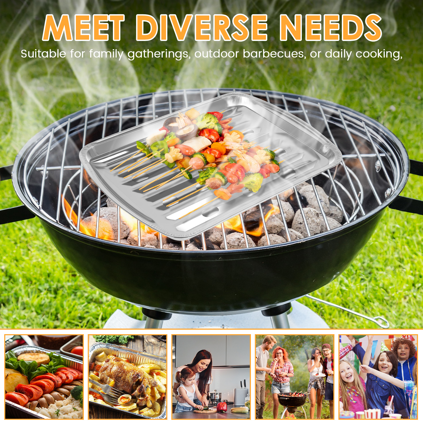 Aluminum Foil Trays Non-Stick  - đánh giá và giá Camping Cooking Tools
