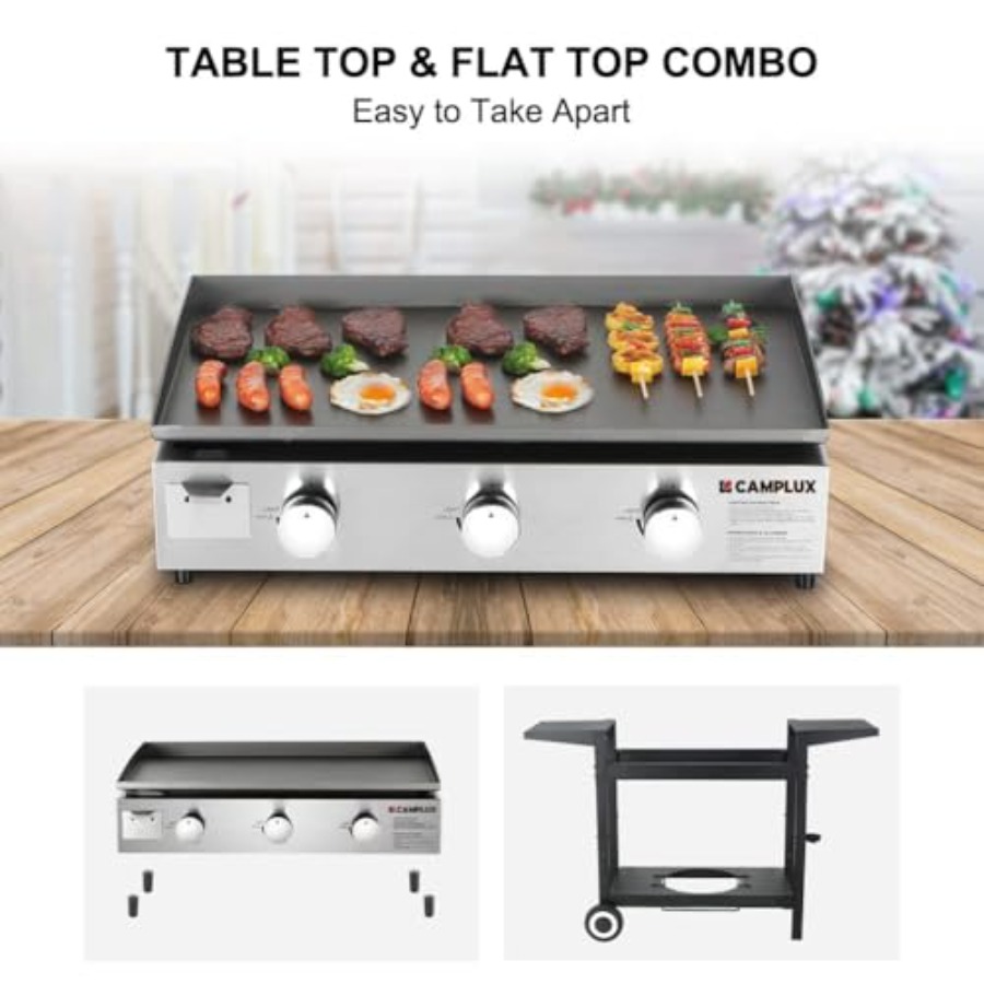 CAMPLUX Flat Top Griddle Propa - đánh giá và giá Camping Cooking Flat Top