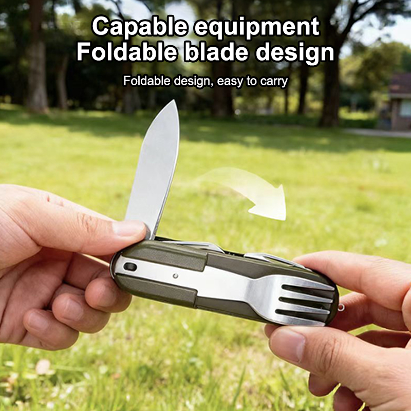 New Stainless Steel 7 In 1 Cam - đánh giá và giá Camping Cooking Set Stainless Steel