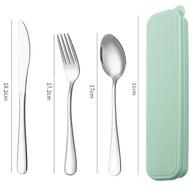 Portable Stainless Steel Cutle - đánh giá và giá Camping Cooking Knife Set