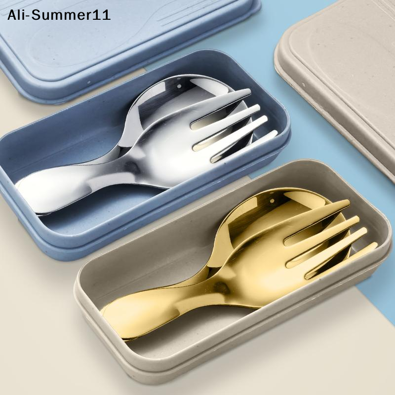 【A6L】Steel Tableware Set Spoon - đánh giá và giá Camping Outdoor Cooking Set