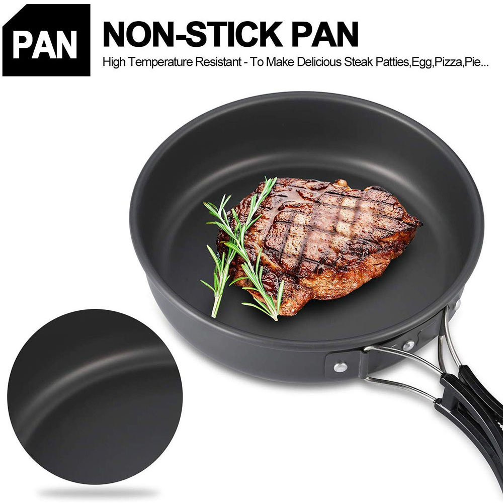 Outdoor camping cookware set m - đánh giá và giá Camping Outdoor Cooking Set