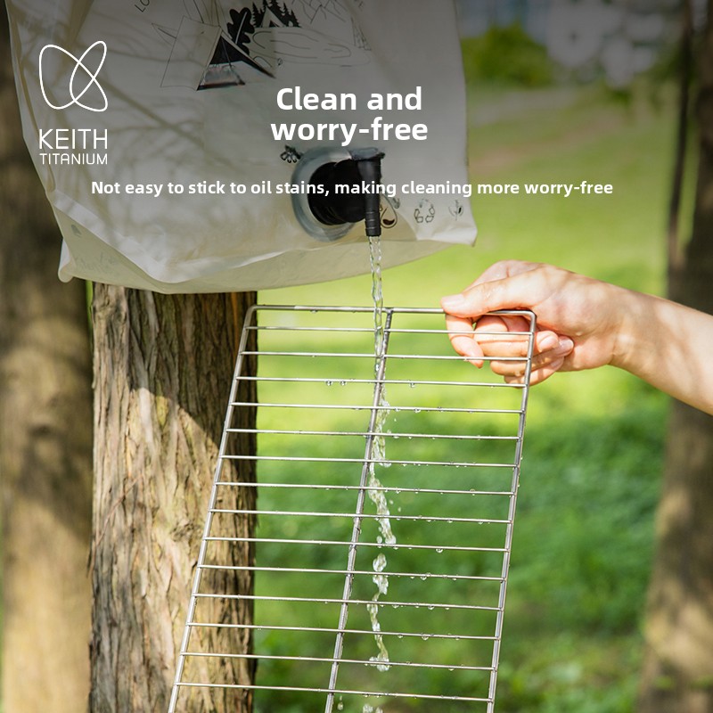 KEITH Pure Titanium Barbecue G - đánh giá và giá Camping Cooking Mesh