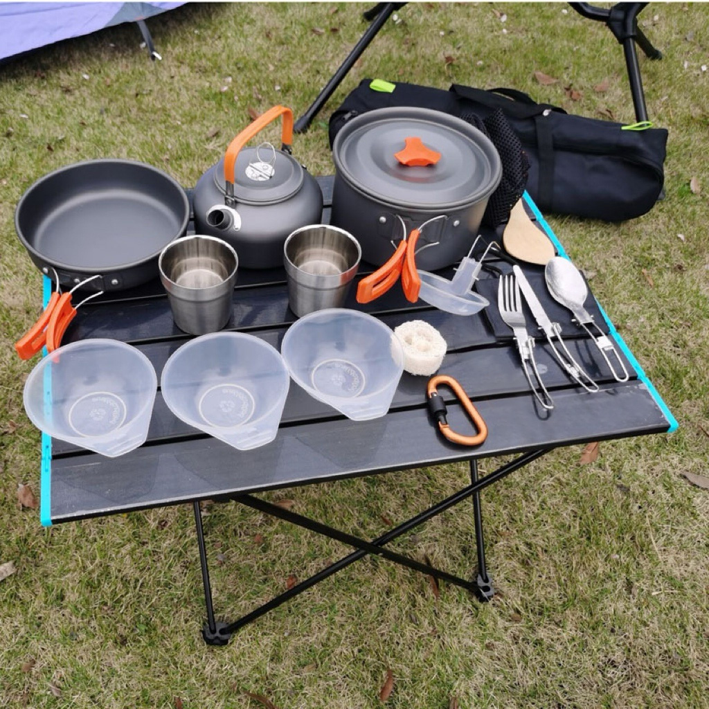 Hot Sales Camping Cookware Set - đánh giá và giá Camping Cooking Knife Set